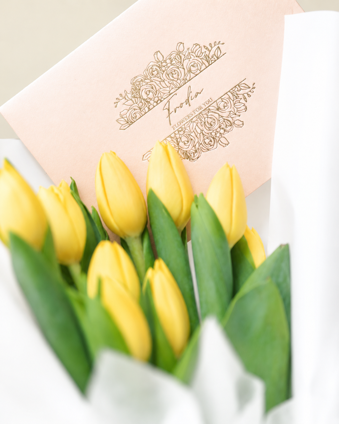 Detalle de Encanto de Tulipán – Frodia Flowers
