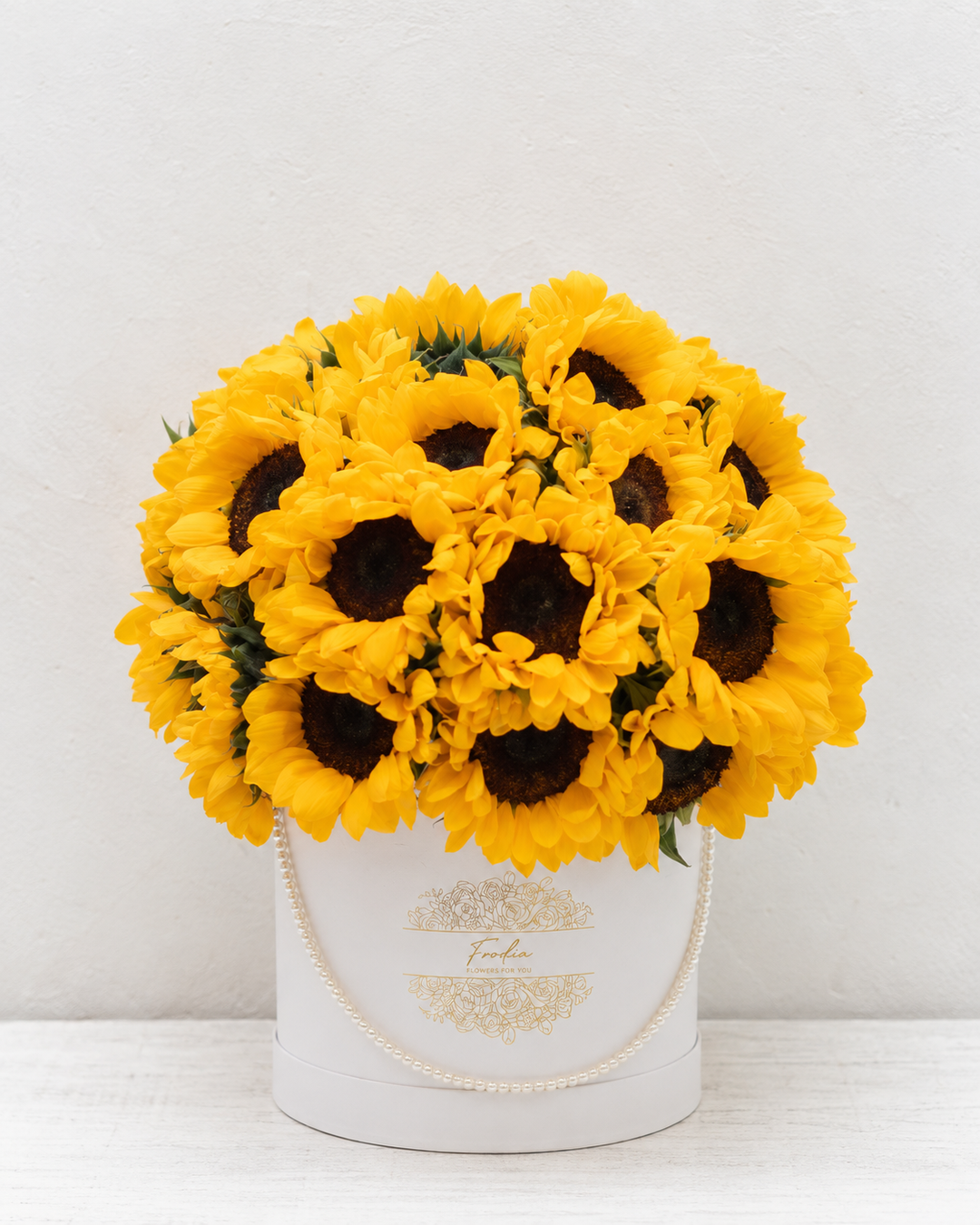 Luz de Sol: box de 30 girasoles – Frodia Flowers